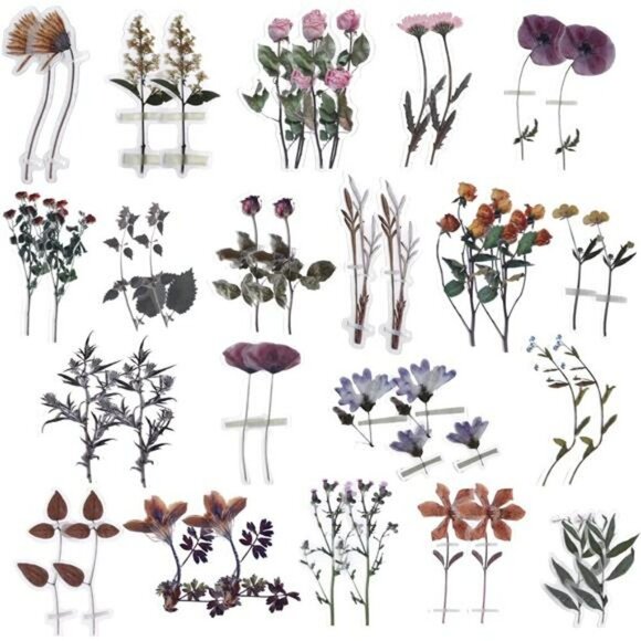 Vintage Scrapbook Paper Kit 445PCS Journaling Supplies Stickers Craft Paper - Picture 5 of 8